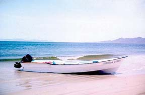 Panga fishing boat